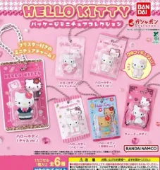 フルセット) BANDAI ハローキティ パッケージ ミニチュア コレクション カプセルトイ ガチャ 6種
