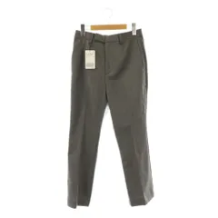 【中古】未使用品 コルピエロ 24SS WOOL GABARDINE TIGHT FLARE パンツ ジッパーフライ ウール 36 グレー /DO COL PIERROT コルピエロ 24SS WOOL GABARDINE TIGHT FLARE パンツ