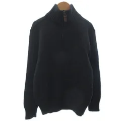 ポロ バイ ラルフローレン Polo by Ralph Lauren ハーフジップ ニット セーター グレー 140 ■GY14