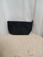 最後の新品麻ポーチバッグポケット