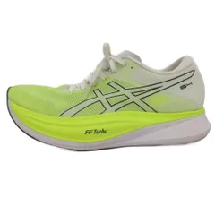 アシックス asics S4 YOGIRI FF Turbo ランニングシューズ スニーカー  24.5cm ハザードグリーン ホワイト