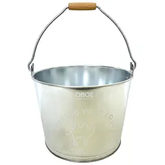 尾上製作所(ONOE) イラスト入バケツモルタル10型ホワイト [15リットル ガーデニング 園芸 キャンプ アウトドア 防災グッズ 口径28.0 x 底径24.0 x 深さ20.0cm 日本製]