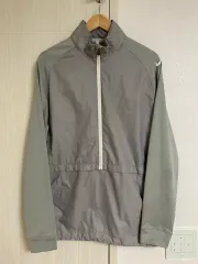 ナイキ ゴルフ ハーフジップアップ グレー ウィンドブレーカー / M(95-100)