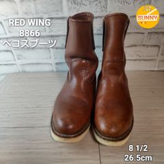 ☆【80s羽タグ】RED WING 1155 ペコスブーツ 茶 8E USA製☆ - メルカリ