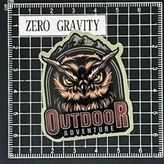 J701　アウトドア・キャンプ防水ステッカー ZEROGRAVITY