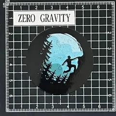 J702　アウトドア・キャンプ防水ステッカー ZEROGRAVITY