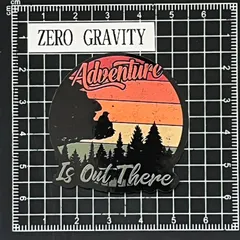 J720　アウトドア・キャンプ防水ステッカー ZEROGRAVITY