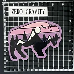J723　アウトドア・キャンプ防水ステッカー ZEROGRAVITY