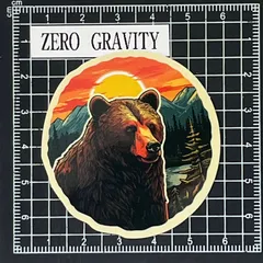 J727　アウトドア・キャンプ防水ステッカー ZEROGRAVITY