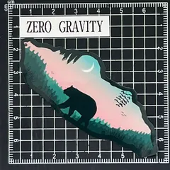 J729　アウトドア・キャンプ防水ステッカー ZEROGRAVITY