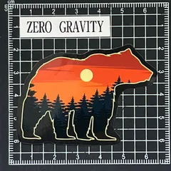 J733　アウトドア・キャンプ防水ステッカー ZEROGRAVITY