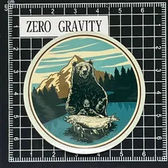 J737　アウトドア・キャンプ防水ステッカー ZEROGRAVITY