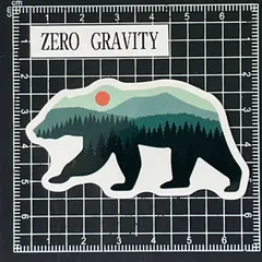 J744　アウトドア・キャンプ防水ステッカー ZEROGRAVITY