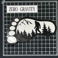 J706　アウトドア・キャンプ防水ステッカー ZEROGRAVITY