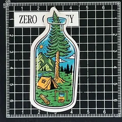 J747　アウトドア・キャンプ防水ステッカー ZEROGRAVITY