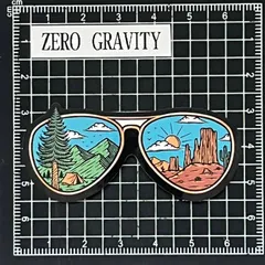 J749　アウトドア・キャンプ防水ステッカー ZEROGRAVITY