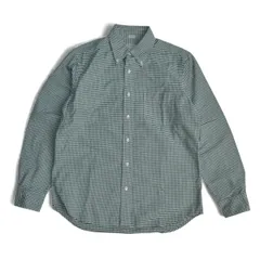 WORKERS ワーカーズ Modified BD Shirt Black Gingham Check ボタンダウンシャツ ギンガムチェック サイズ15 グリーン メンズ