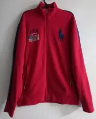 ポロ POLO ビックポニー USA 星条旗 ジップアップ 95/M