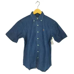 ポロラルフローレン POLO RALPH LAUREN ポニー刺繍 S/S デニムボタンダウンシャツ レディース  160