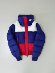 正規品 Champion レディース カラーブロック ショート ダウン