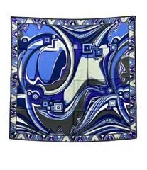 美品 エミリオ・プッチ スカーフ シルク100% レディース Emilio Pucci