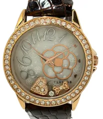 クレイサス 腕時計 クオーツ シェル レディース CLATHAS