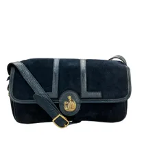 訳あり ランバン ショルダーバッグ 肩掛け スエード レザー レディース LANVIN