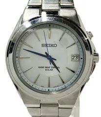 【美品　稼働品】SEIKO ソーラー 腕時計 7B42-0AE0 メンズ Yahoo!オークション -「seiko 7b42」の落札相場・落札価格