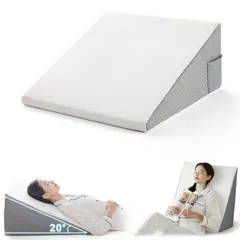 三角クッション 三角枕 Tillmulya 【介護専門家推薦】 背もたれ クッション OEKO-TEXR認証 6in1 傾斜枕【真・25D高反発】 背中クッション 洗える枕カバー テレビ 読書 ごろ寝 敬老の日 クリスマス プレゼントのサムネイル