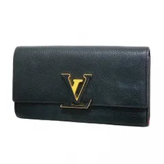 ルイ・ヴィトン(Louis Vuitton) ルイ・ヴィトン 長財布 トリヨン ポルトフォイユカプシーヌ M61248 ノワールレディース