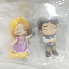 Biz配送 2種 ディズニーキャラクター2 ちょこんとおじぎ Fig. ガチャ フィギュア ラプンツェル