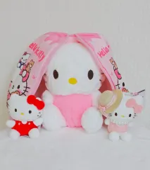 サンリオ ハローキティ 中型 ぬいぐるみ キーホルダー 3個 まとめ