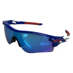OAKLEY(オークリー) サングラス RADARLOCK ブルー×レッド×白 ミラーレンズ