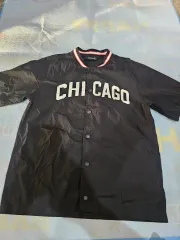 NBAキッズ BOS スポーツ 半袖スタジャン アウター ブラック