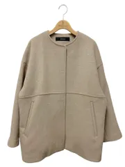 ジャーナルスタンダード 24-020-400-9113-3-0 ノーカラーコート 38 ベージュ ショート スーパー 140 ビーバー ITKBXRZZBNA4