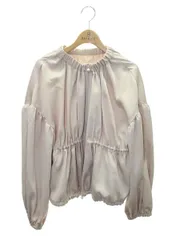 ルネ basic 5013070 ブルゾン 36 ベージュ ノーカラー ギャザー ITCEVUUQZYF4