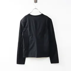 2024AW アダムエロペ ADAM ET ROPE' ショルダーパッドロンTEE F＼ブラック Tシャツ カットソー 長袖 トップス【2400014611007】のサムネイル