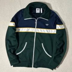 アディダス ファイヤーバード NIGHT Indigo グリーン バイカラー ツーウェイ ジャージ