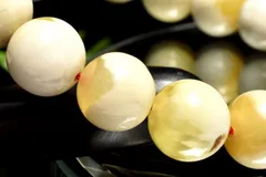 【１点物】バイカラー◇オーストラリア産 ゴールデンプレナイト　10.5mm　ブレスレット パワーストーン 天然石 _MC3012