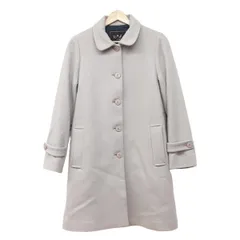agnes b(アニエスベー) コート サイズ36 S レディース美品  - ライトグレー 長袖/冬