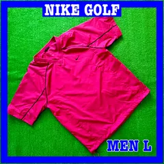 NIKE GOLF ナイキゴルフ 半袖 Vネック ラグラン袖 ナイロンジャケット L