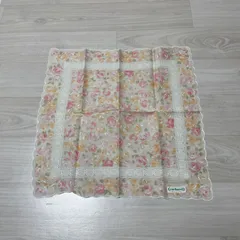 未使用 cacharel キャシャレル 花柄 ハンカチのサムネイル