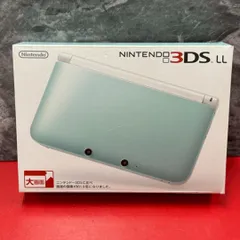 ■ニンテンドー3DSLL　本体　ミント×ホワイト　ニンテンドー3DSハード　箱説付き　動作可