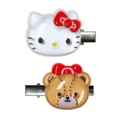 サンリオ ハローキティ ぷっくりったいヘアクリップ 2P sanrio