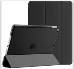 ★JETech iPad 9/8/7 ケース (10.2インチ 2021/2020/2019モデル 第9/8/7世代用) ケース 三つ折りスタンド 耐衝撃カバー オートウェイクアップ/スリープ機能 (ブラック)