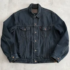 【希少サイズXXL】Levi's リーバイス 90s デニムジャケット 70503 後染めブラック