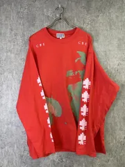 【中古】C.E. ｼｰｲｰ DRAGOONABSORB LIGHT LONG SLEEVE T ﾛﾝT Tｼｬﾂ 長袖 ｵﾚﾝｼﾞ L 33943821