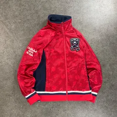 FILA GOLF フィラ ゴルフウェア ブルゾン ジップアップ フルジップ ジャケット 裏起毛 マルチカラー メンズ LL 大きいサイズ