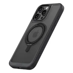 Anker MagGo Magnetic Case (360°リングスタンド, iPhone16 Pro用) ブラック MagSafe対応 リングスタンド付き スマホケース