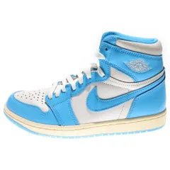 NIKE (ナイキ) AIR JORDAN 1 RETRO HIGH OG UNC REIMAGINED DZ5485-402 エアジョーダン1 レトロ UNC リイマジンド ハイカットスニーカー ブルー/ホワイト US8/26.0cm